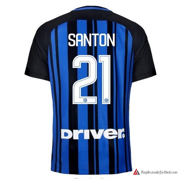 Camiseta Inter Primera equipación Santon 2017-2018